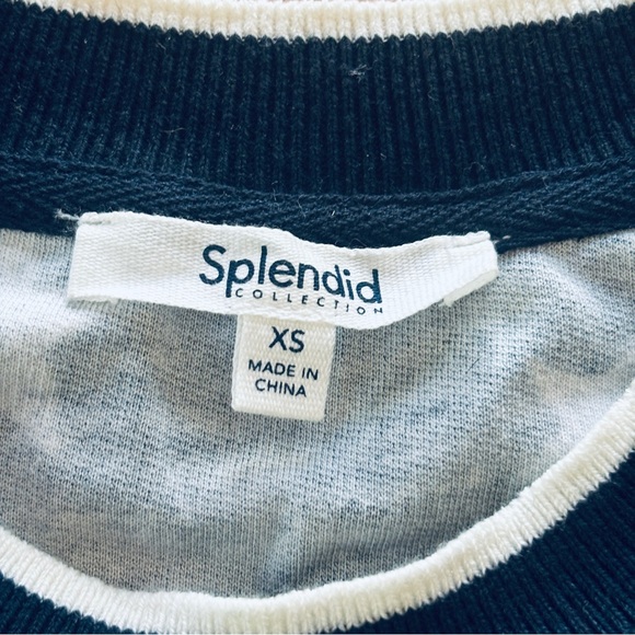 Splendid Heritage Star Graphics 2pc Shorts Set Sz XS Navy French Terry - Picture 9 of 11